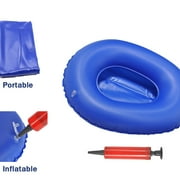 Zcyifa Inflation Bedpan 2pcs Professioanl Air Inflation Bedpan Portative Chair Potty for The Aged Men Women with Inflator